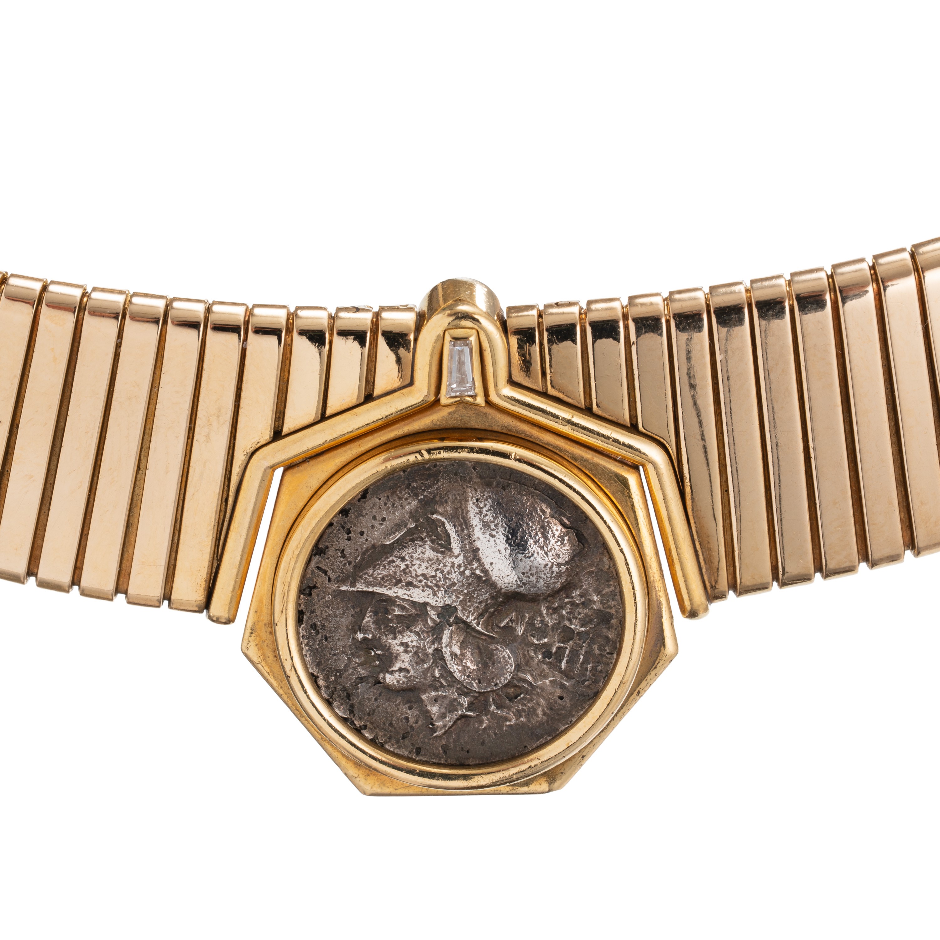 BULGARI - GIROCOLLO TUBOGAS IN ORO GIALLO