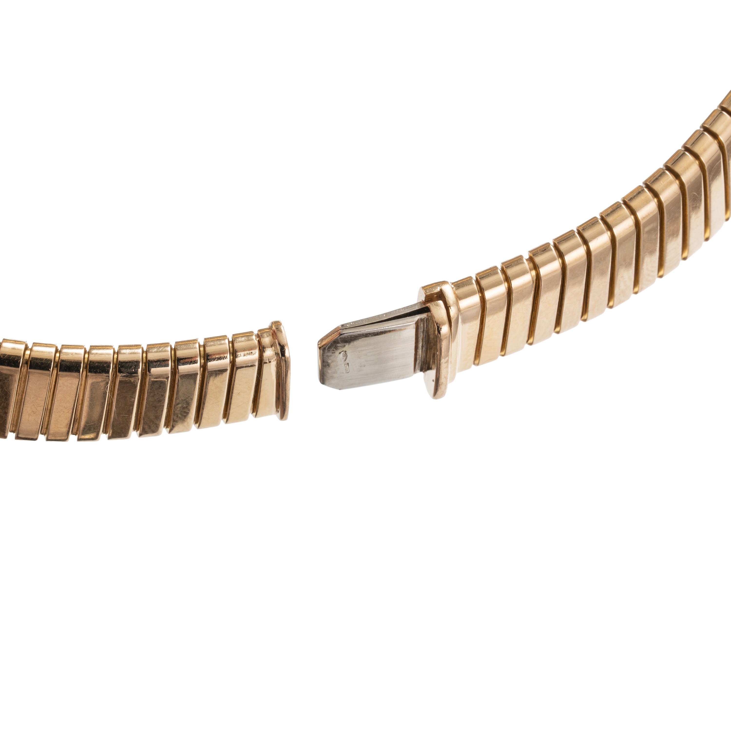 BULGARI - GIROCOLLO TUBOGAS IN ORO GIALLO