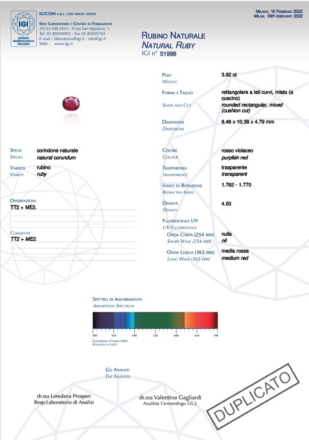 ANELLO IN ORO GIALLO CON RUBINO E DIAMANTI