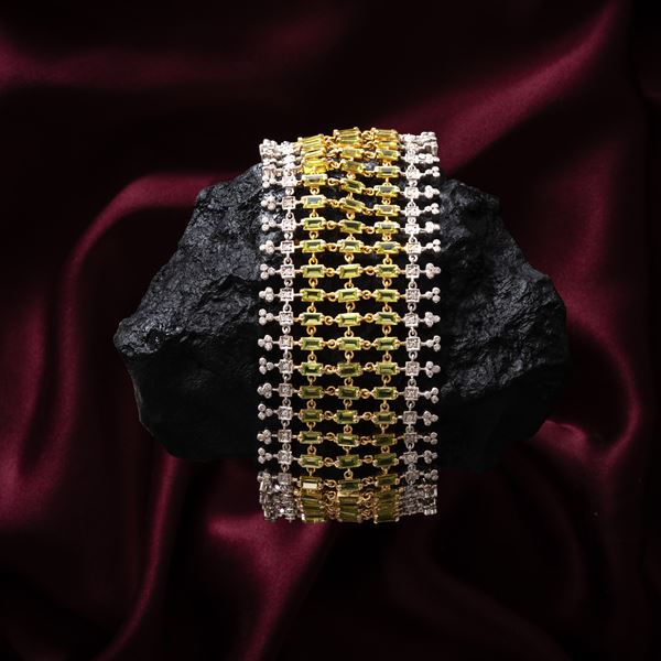 TONY DUQUETTE - TONY DUQUETTE NEW YORK - BRACCIALE IN ORO GIALLO E BIANCO