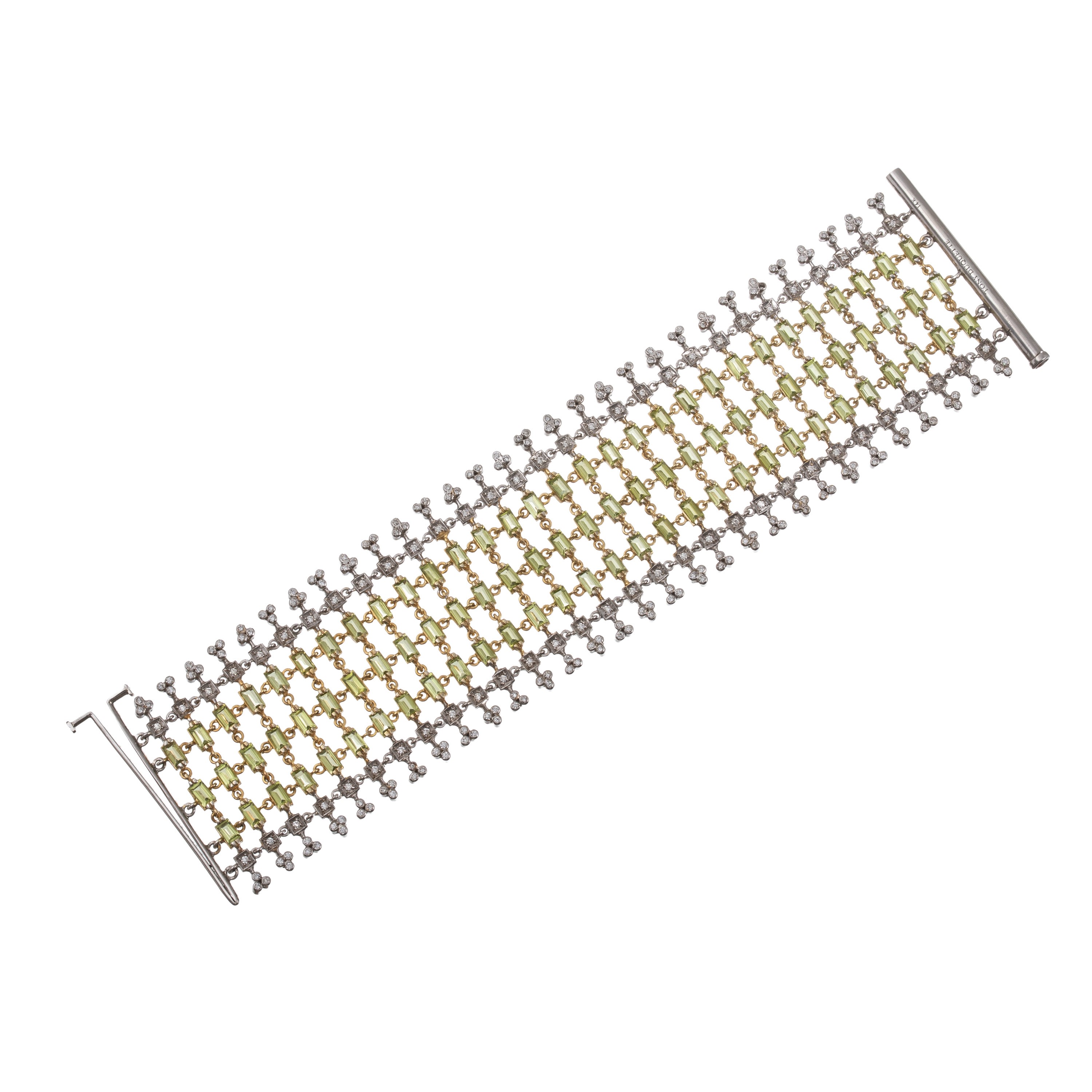 TONY DUQUETTE NEW YORK - BRACCIALE IN ORO GIALLO E BIANCO