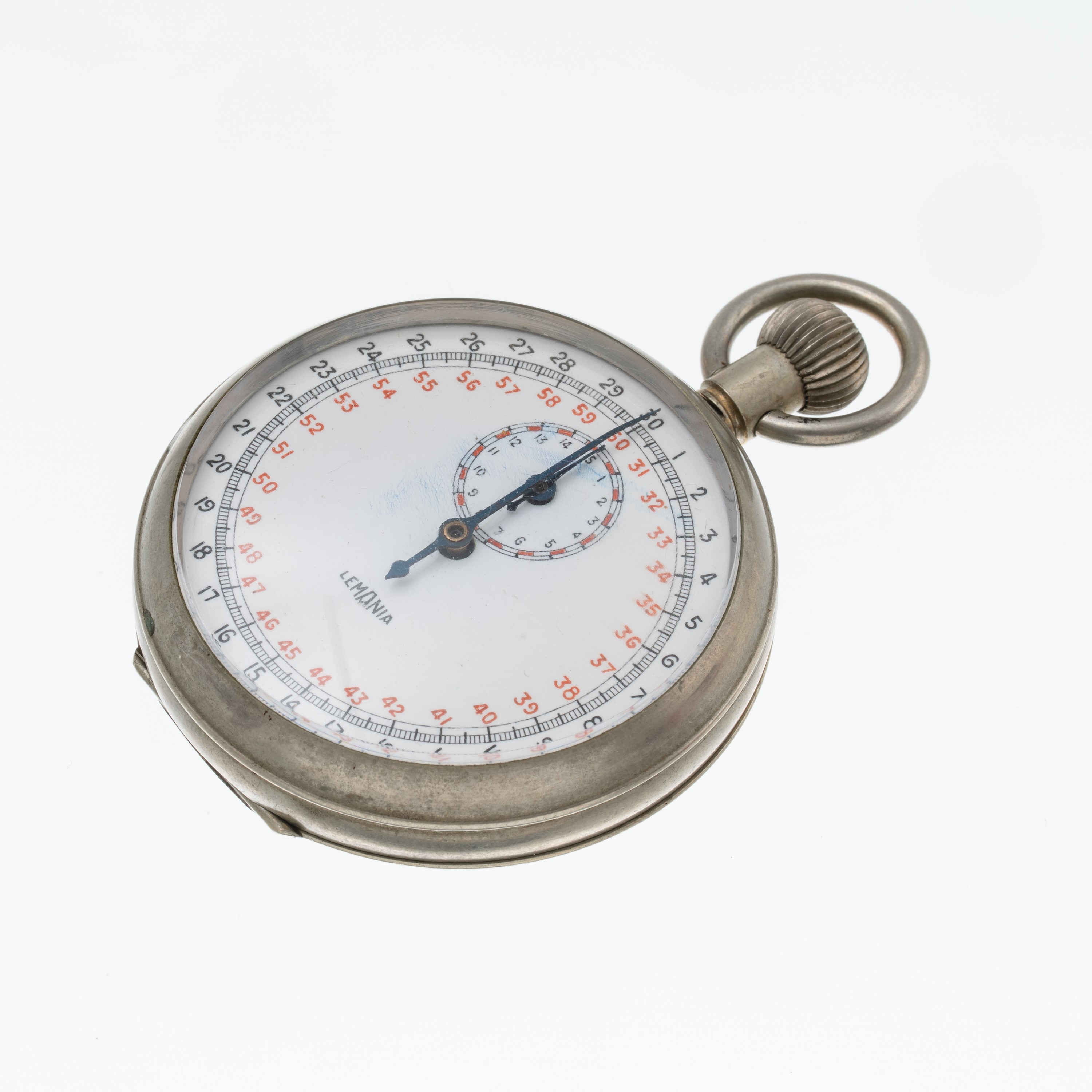 LEMANIA - OROLOGIO SGANCIA BOMBE OROLOGIO DA TASCA SCANCIA BOMBE A CARICA MANUALE CON QUADRANTE B...