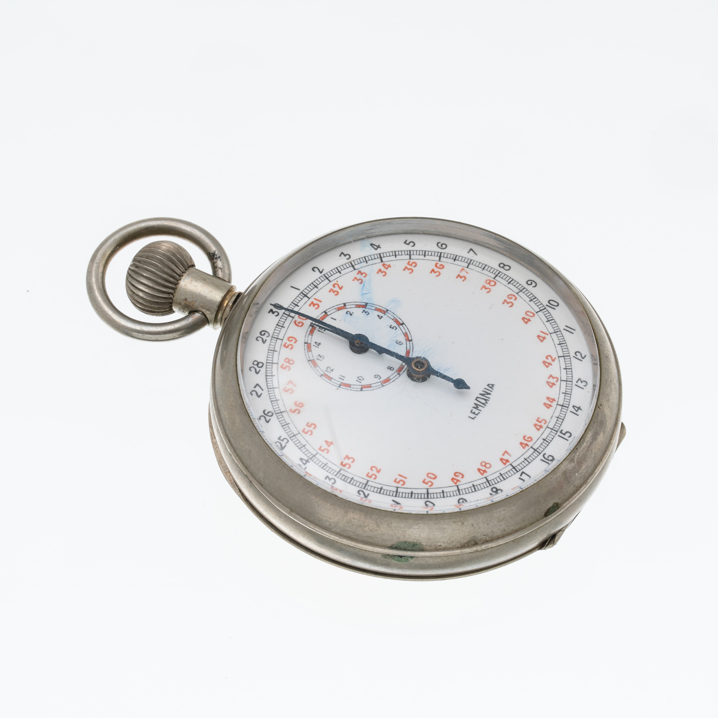 LEMANIA - OROLOGIO SGANCIA BOMBE OROLOGIO DA TASCA SCANCIA BOMBE A CARICA MANUALE CON QUADRANTE B...