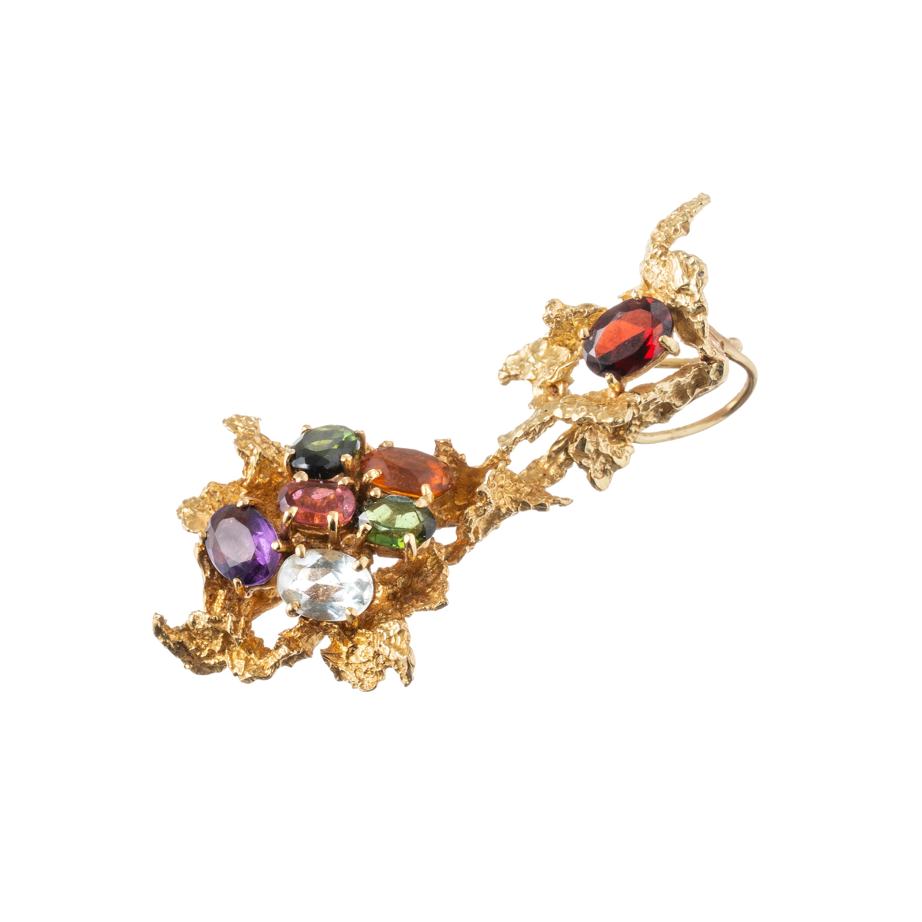 CIONDOLO A MOTIVI FLOREALI IN ORO 18 KT