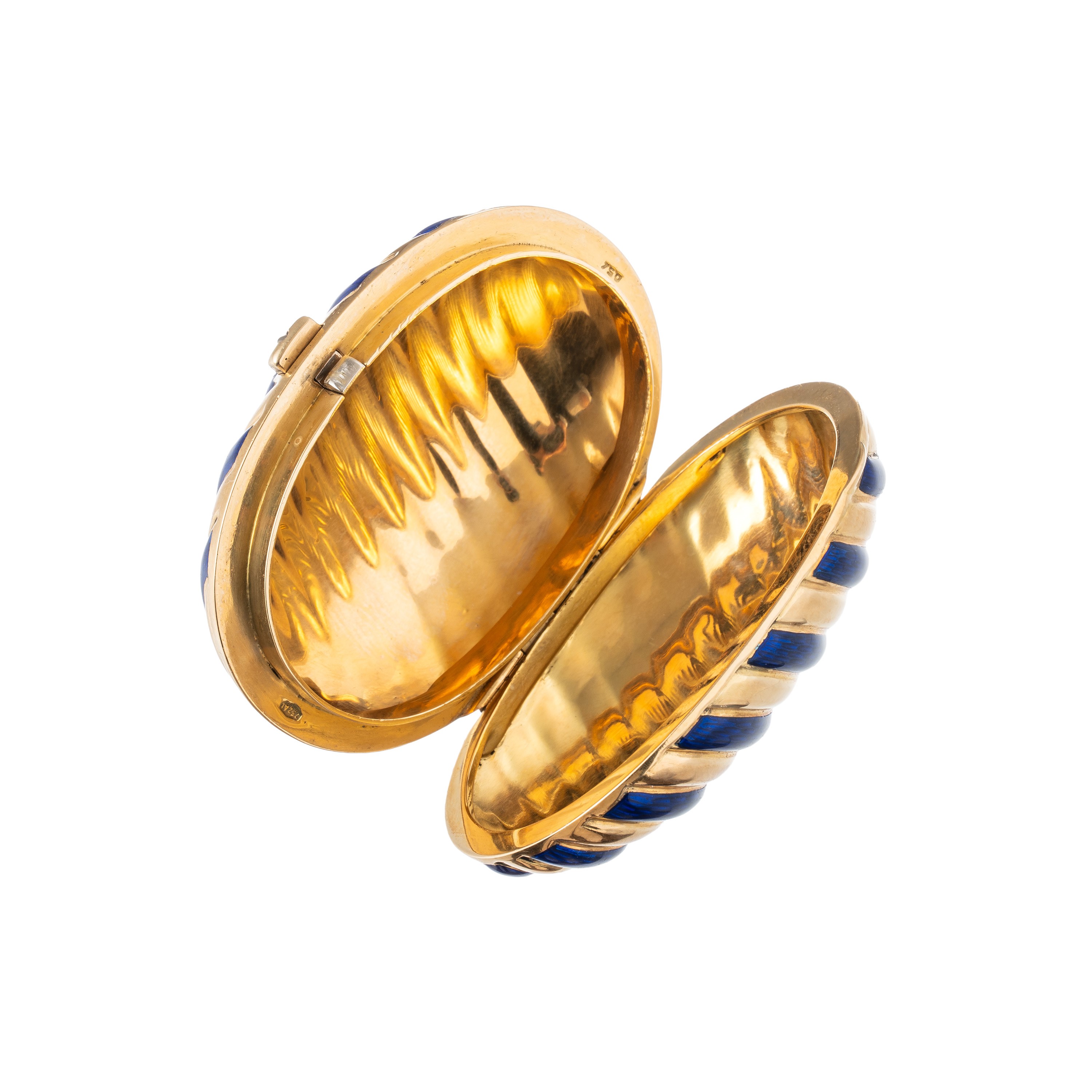 PORTA PILLOLE MILA SHON IN ORO 18 KT E SMALTI