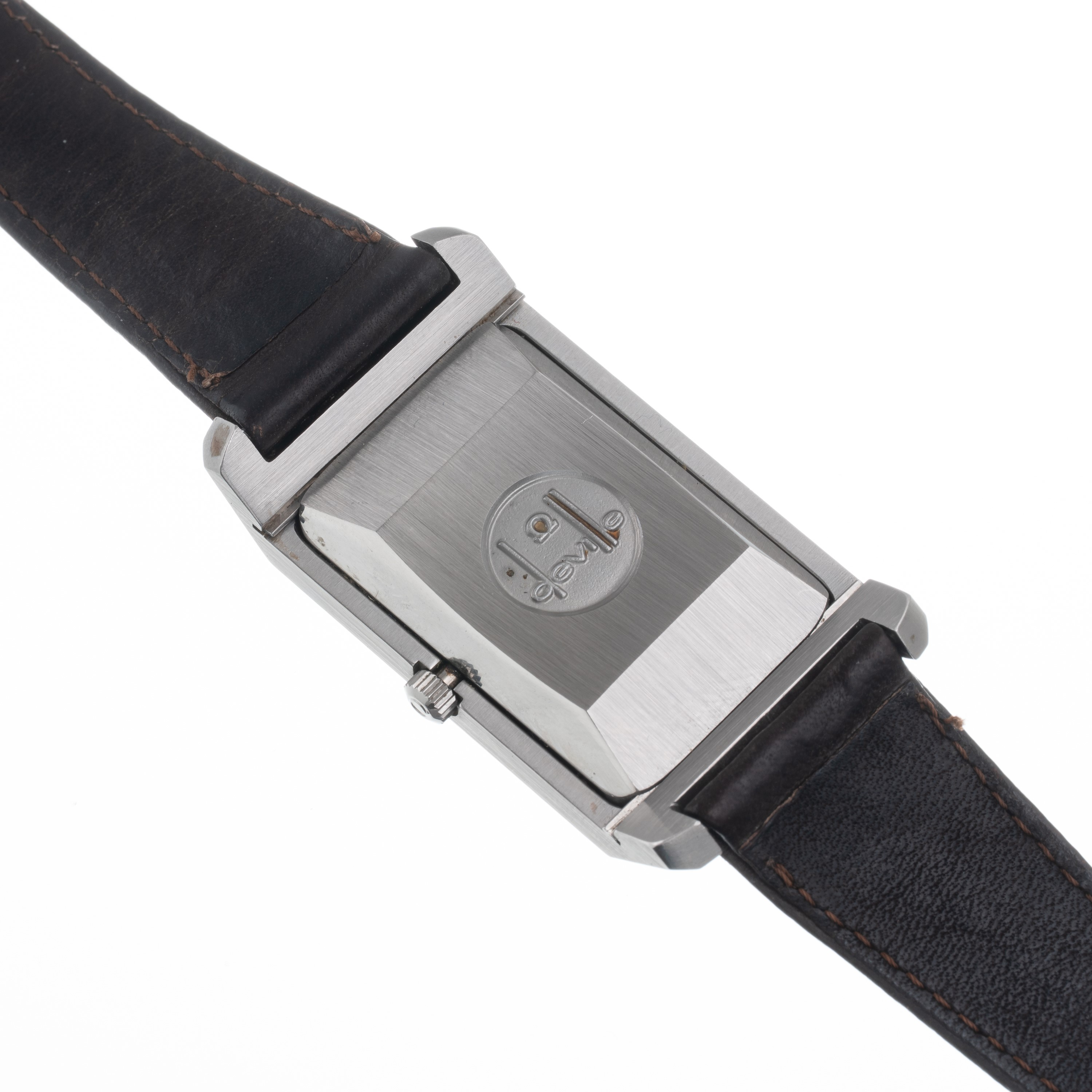 OMEGA - DE VILLE OROLOGIO SOLO TEMPO A CARICA AUTOMATICA IN ACCIAIO CON QUADRANTE ARGENTE'