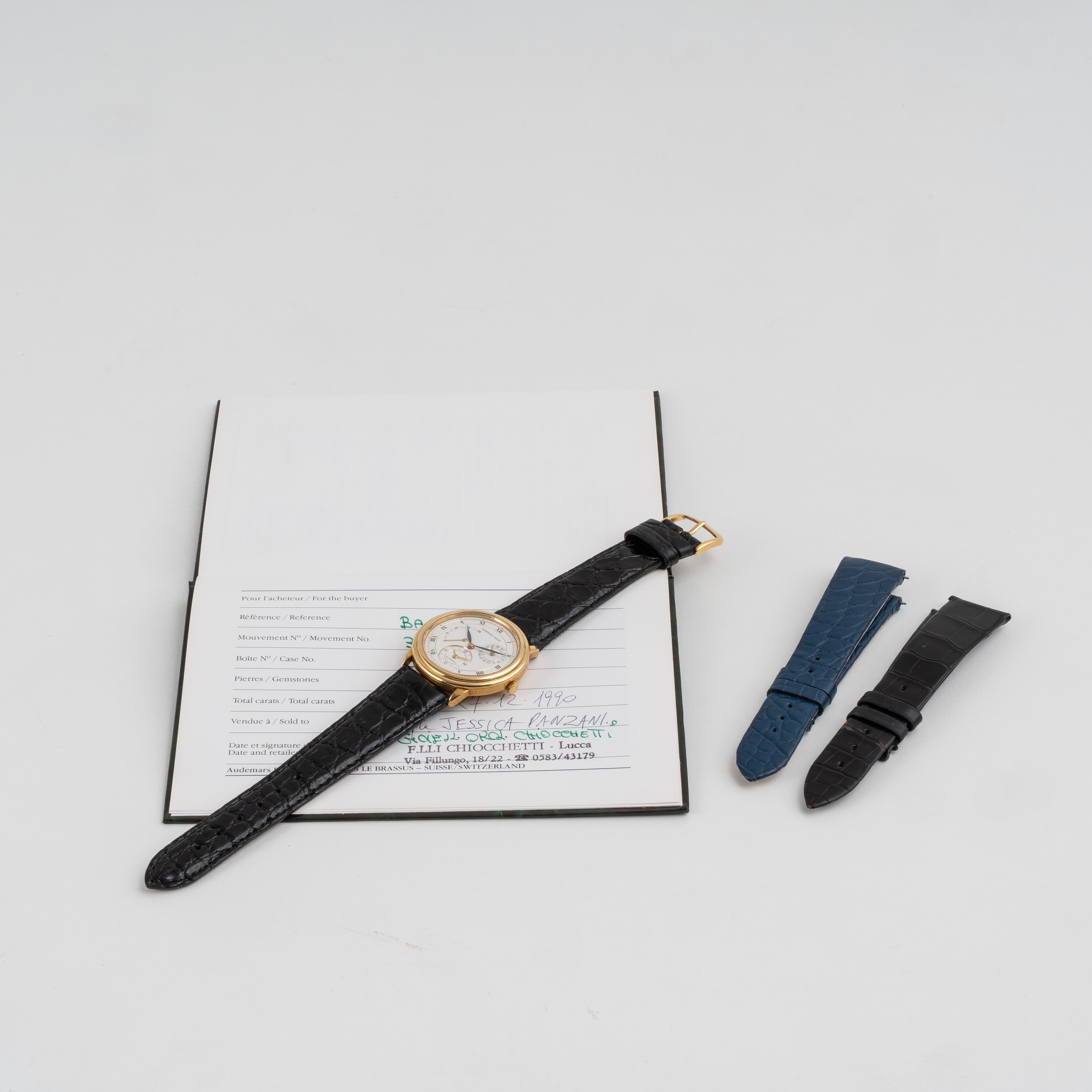 AUDEMARS PIGUET - DUAL TIME OROLOGIO A CARICA AUTMATICA DUAL TIME CON DATARIO E RISERVA DI CARICA...