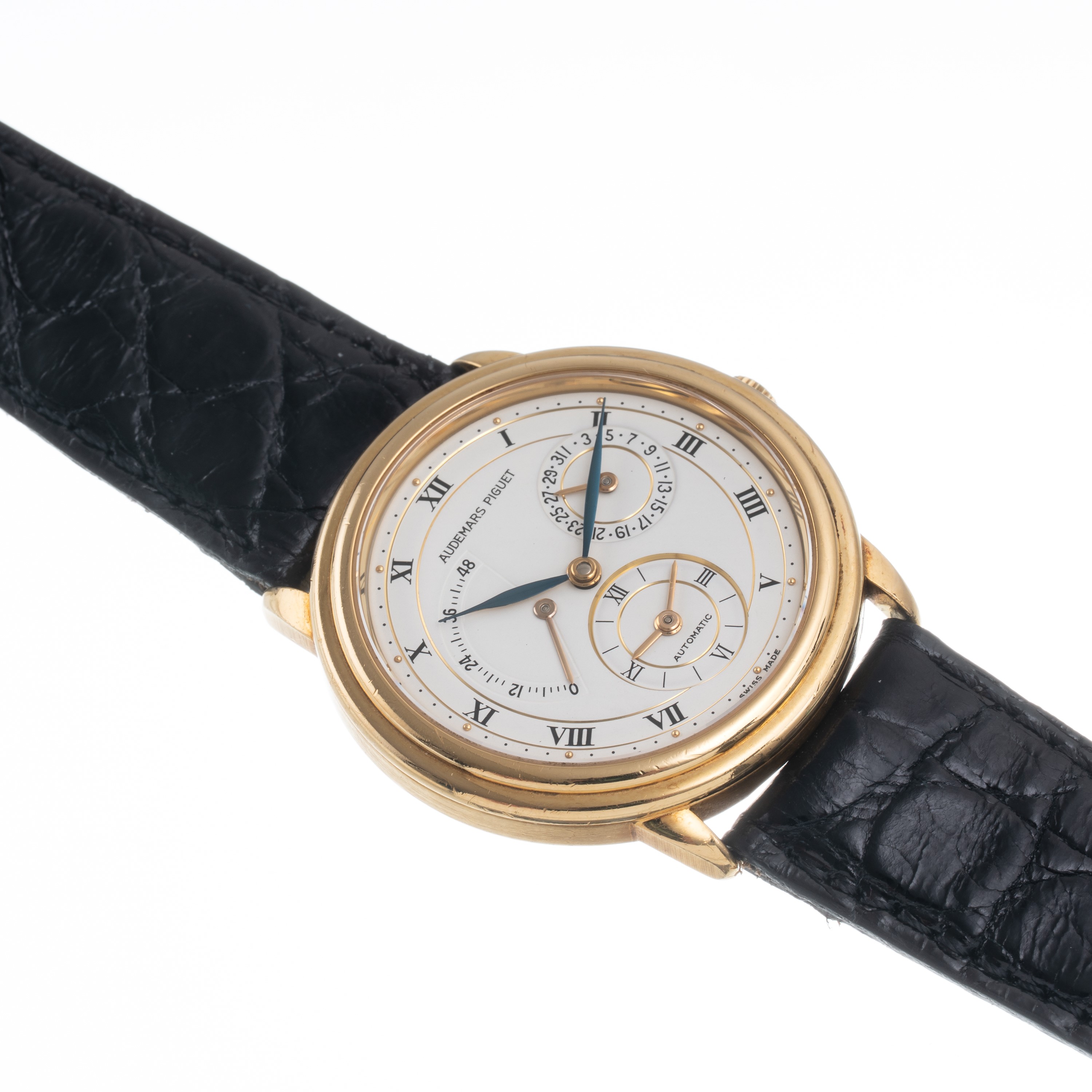 AUDEMARS PIGUET - DUAL TIME OROLOGIO A CARICA AUTMATICA DUAL TIME CON DATARIO E RISERVA DI CARICA...