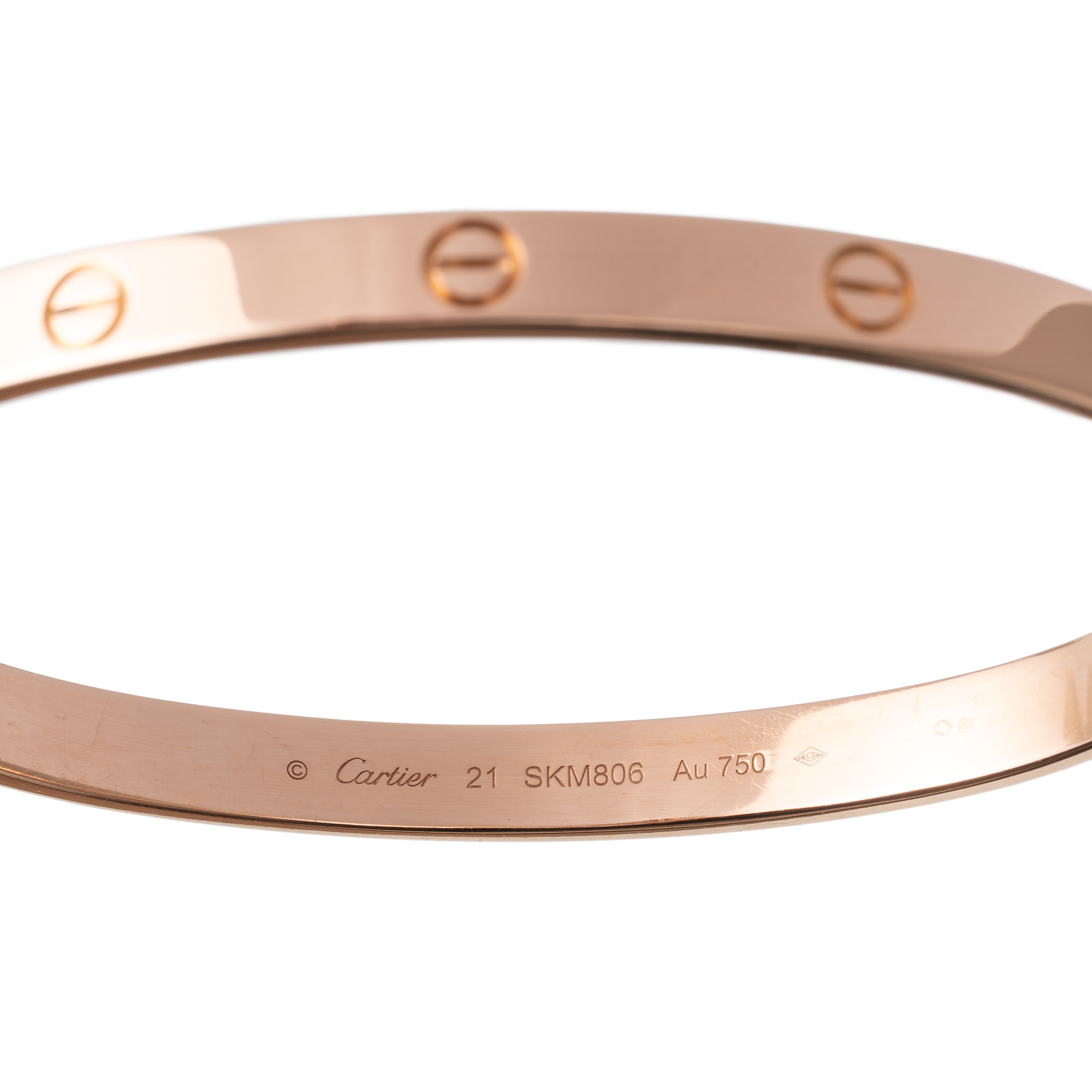 CARTIER - LOVE BRACCIALE IN ORO ROSA 18 KT