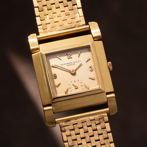 AUDEMARS PIGUET OROLOGIO SOLO TEMPO A CARICA MANUALE CON CASSA IN ORO GIALLO 18 KT CON ANSE MOBILI PRODOTTA  [..]