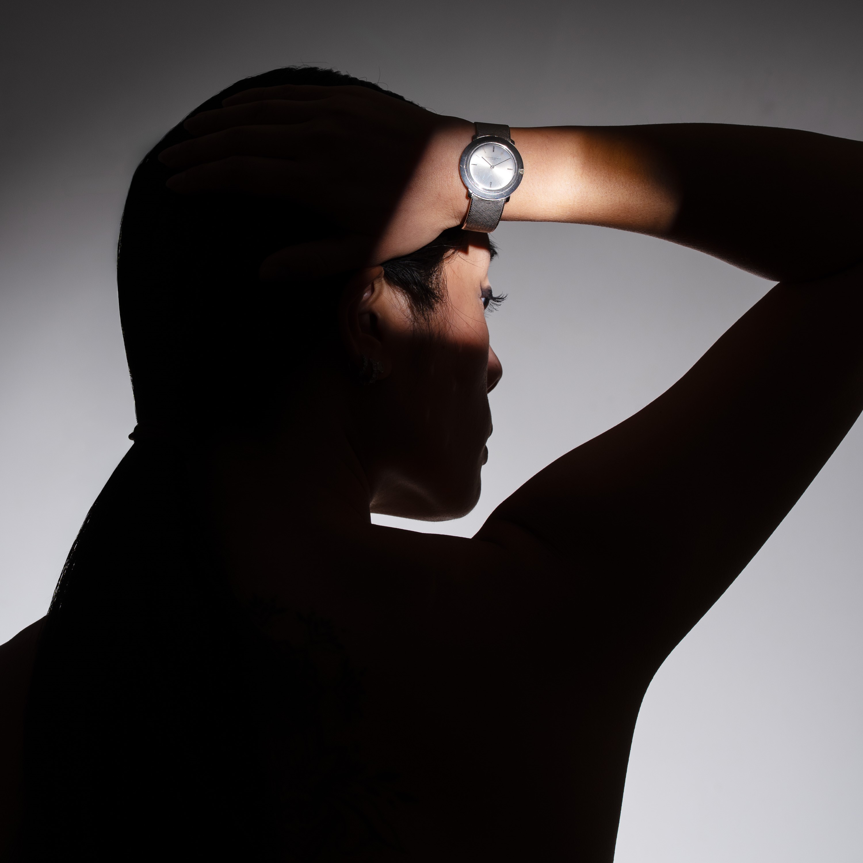 VACHERON CONSTANTIN - DISCO VOLANTE OROLOGIO DA POLSO SOLO TEMPO IN ORO BIANCO 18 KT CON GHIERA L...