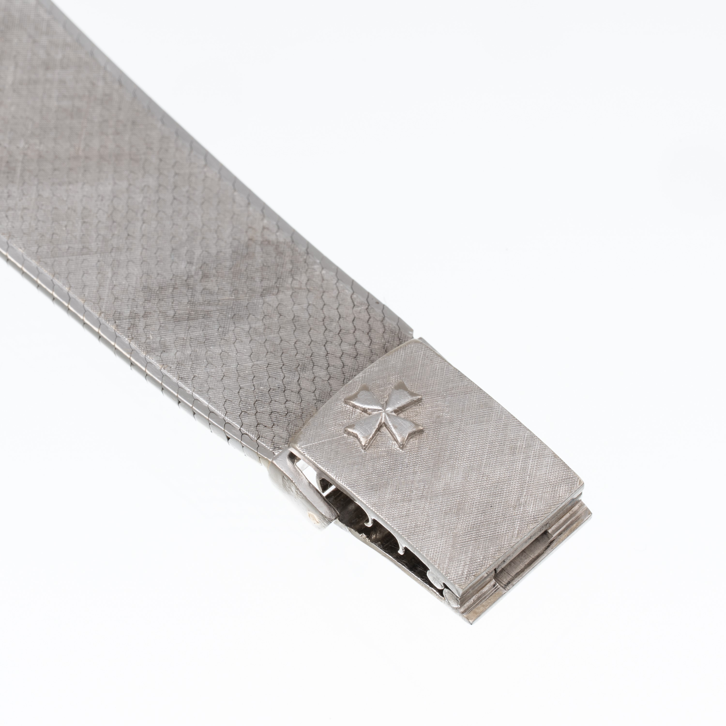 VACHERON CONSTANTIN - DISCO VOLANTE OROLOGIO DA POLSO SOLO TEMPO IN ORO BIANCO 18 KT CON GHIERA L...