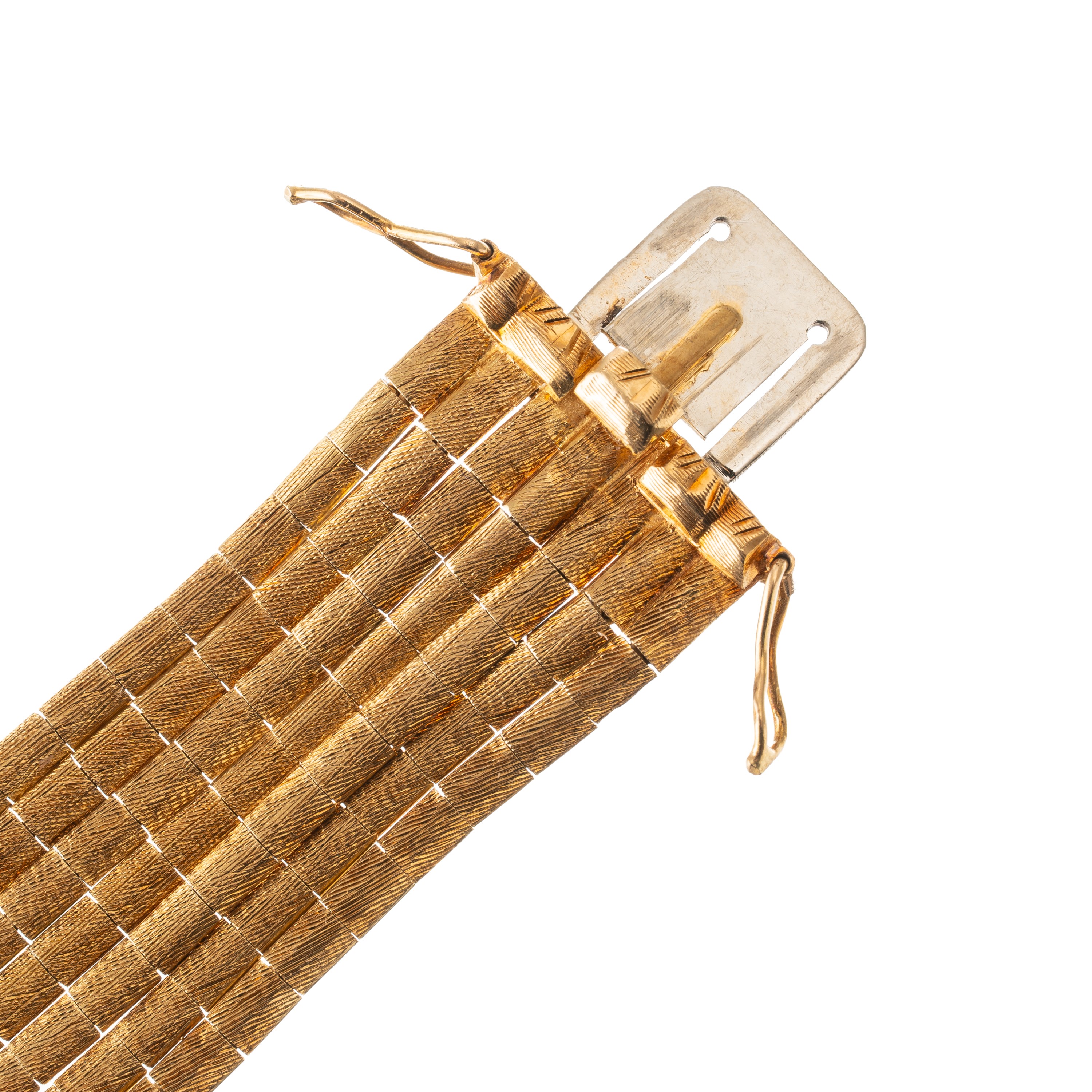 BRACCIALE IN ORO GIALLO 18 KT CON ZAFFIRI