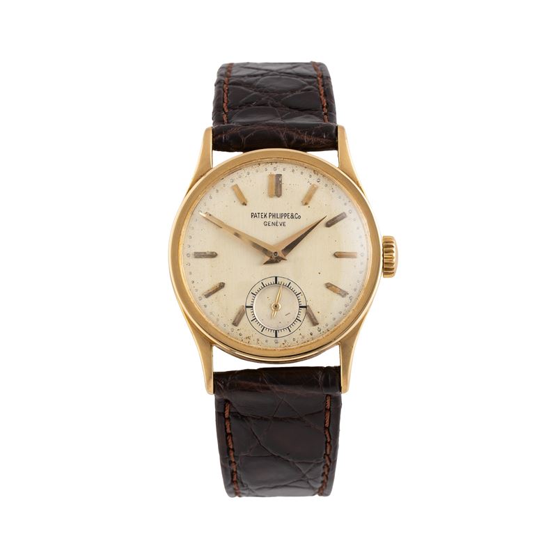 PATEK PHILIPPE - CALATRAVA 96 OROLOGIO SOLO TEMPO A CARICA MANUALE IN ORO GIALLO 18 KT CON QUADRA...