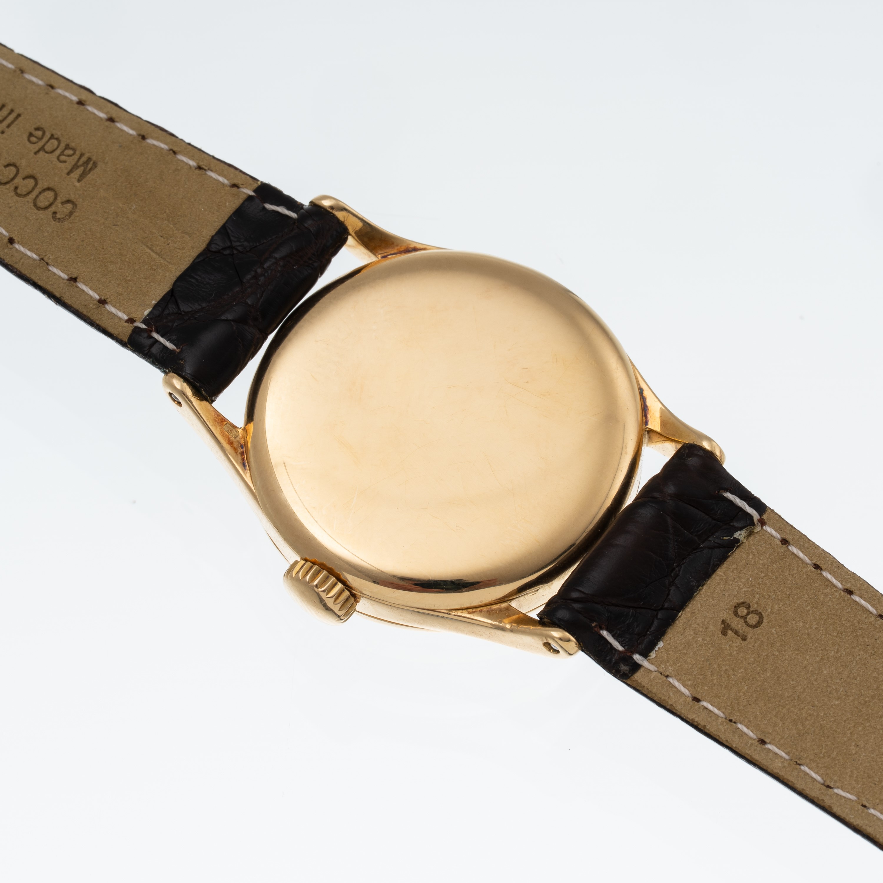 PATEK PHILIPPE - CALATRAVA 96 OROLOGIO SOLO TEMPO A CARICA MANUALE IN ORO GIALLO 18 KT CON QUADRA...