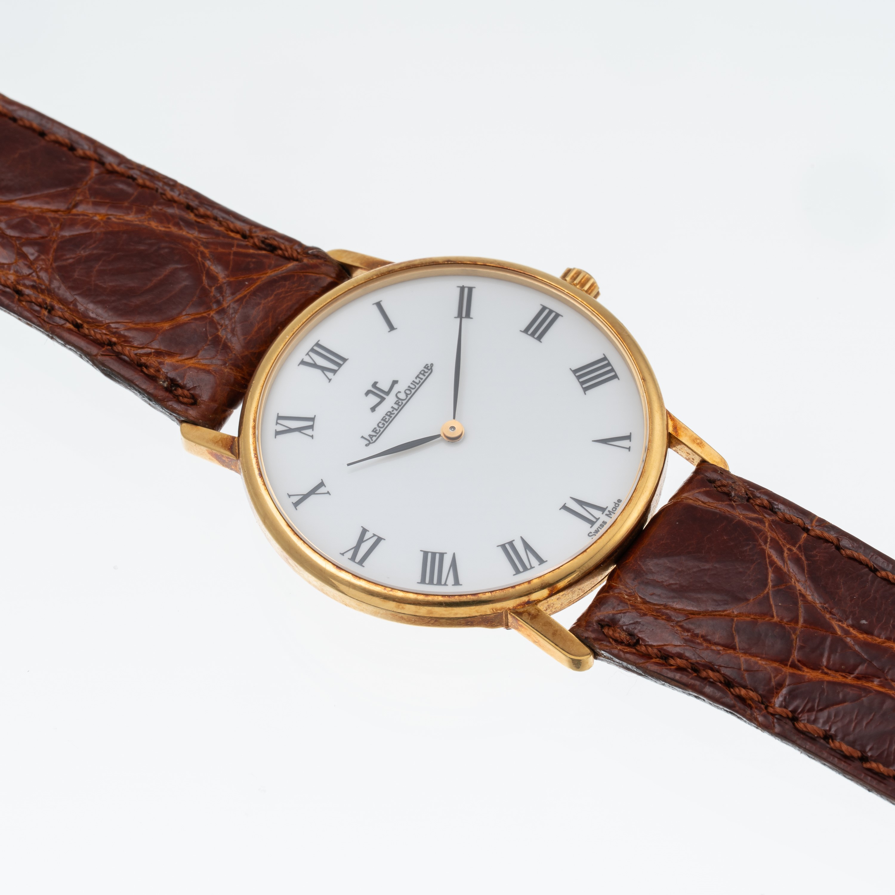 JAEGER LECOULTRE - ULTRATHIN OROLOGIO SOLO TEMPO A CARICA MANUALE IN ORO GIALLO 18 KT CON QUADRAN...