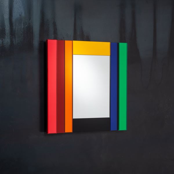 Ettore Sottsass jr - ETTORE SOTTSASS JR., SPECCHIO DELLE SERIE 'GLI SPECCHI DI DIONISO' (N° 3)
