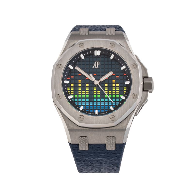 AUDEMARS PIGUET - ROYAL OAK OFFSHORE MUSIC OROLOGIO SOLO TEMPO A CARICA AUTOMATICA IN TITANIO CON...