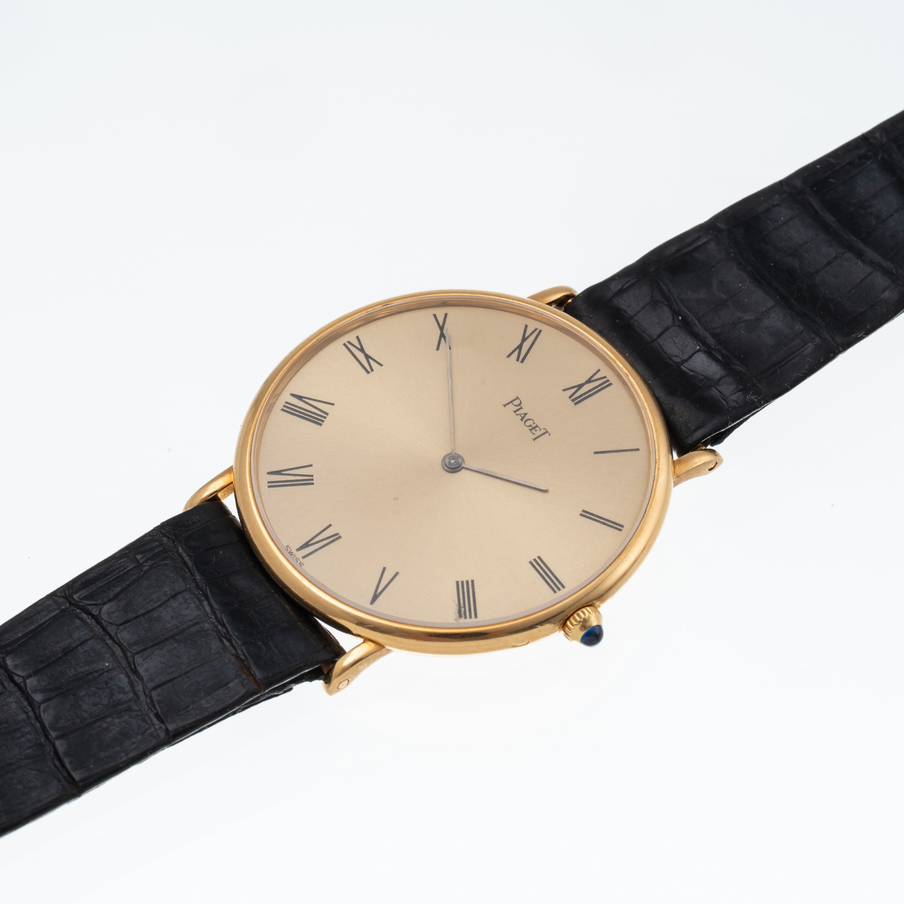 PIAGET - ALTIPIANO OROLOGIO SOLO TEMPO A CARICA MANUALE IN ORO GIALLO 18 KT CON QUADRANTE CHAMPAG...