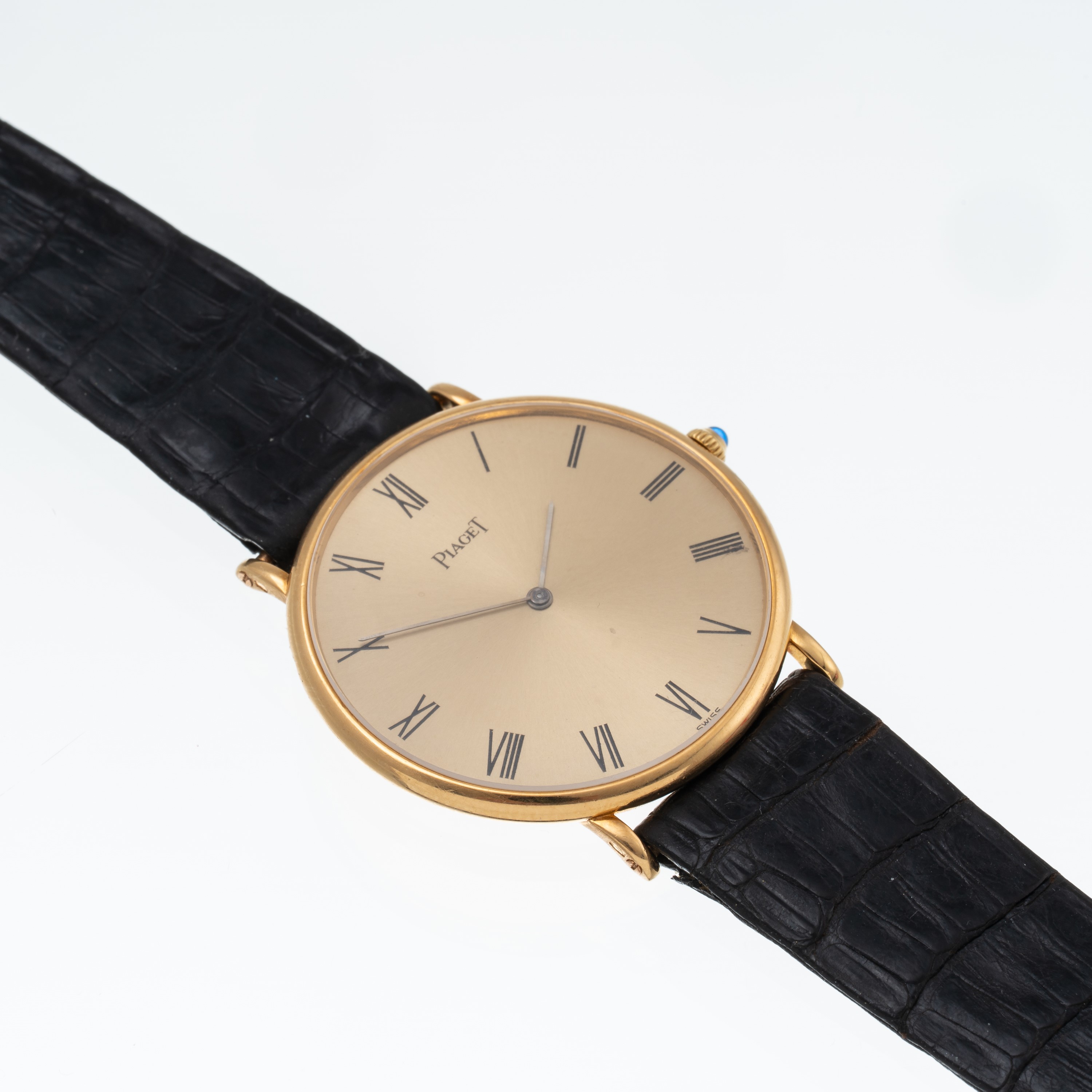 PIAGET - ALTIPIANO OROLOGIO SOLO TEMPO A CARICA MANUALE IN ORO GIALLO 18 KT CON QUADRANTE CHAMPAG...