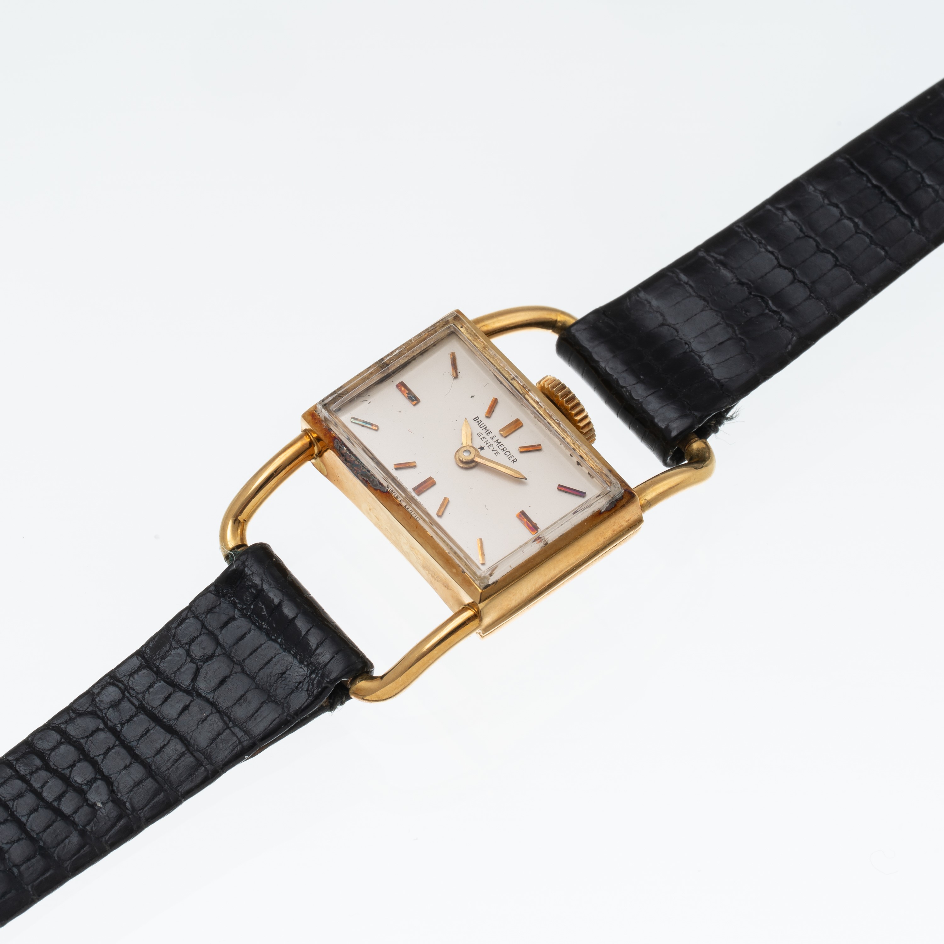 BAUME & MERCIER - LUCCHETTO OROLOGIO SOLO TEMPO A CARICA MANUALE IN ORO GIALLO 18 KT 'LUCCHETTO' ...