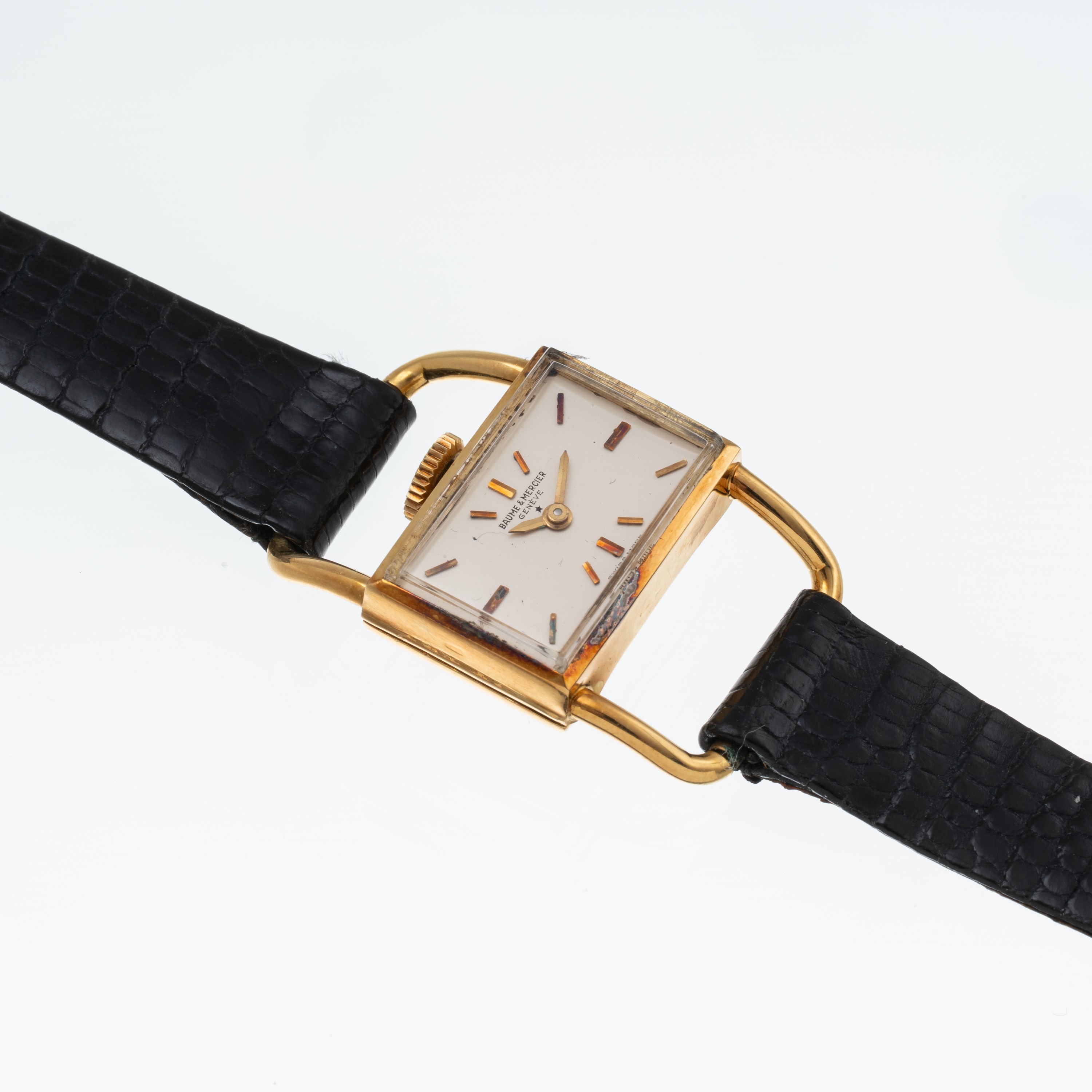 BAUME & MERCIER - LUCCHETTO OROLOGIO SOLO TEMPO A CARICA MANUALE IN ORO GIALLO 18 KT 'LUCCHETTO' ...