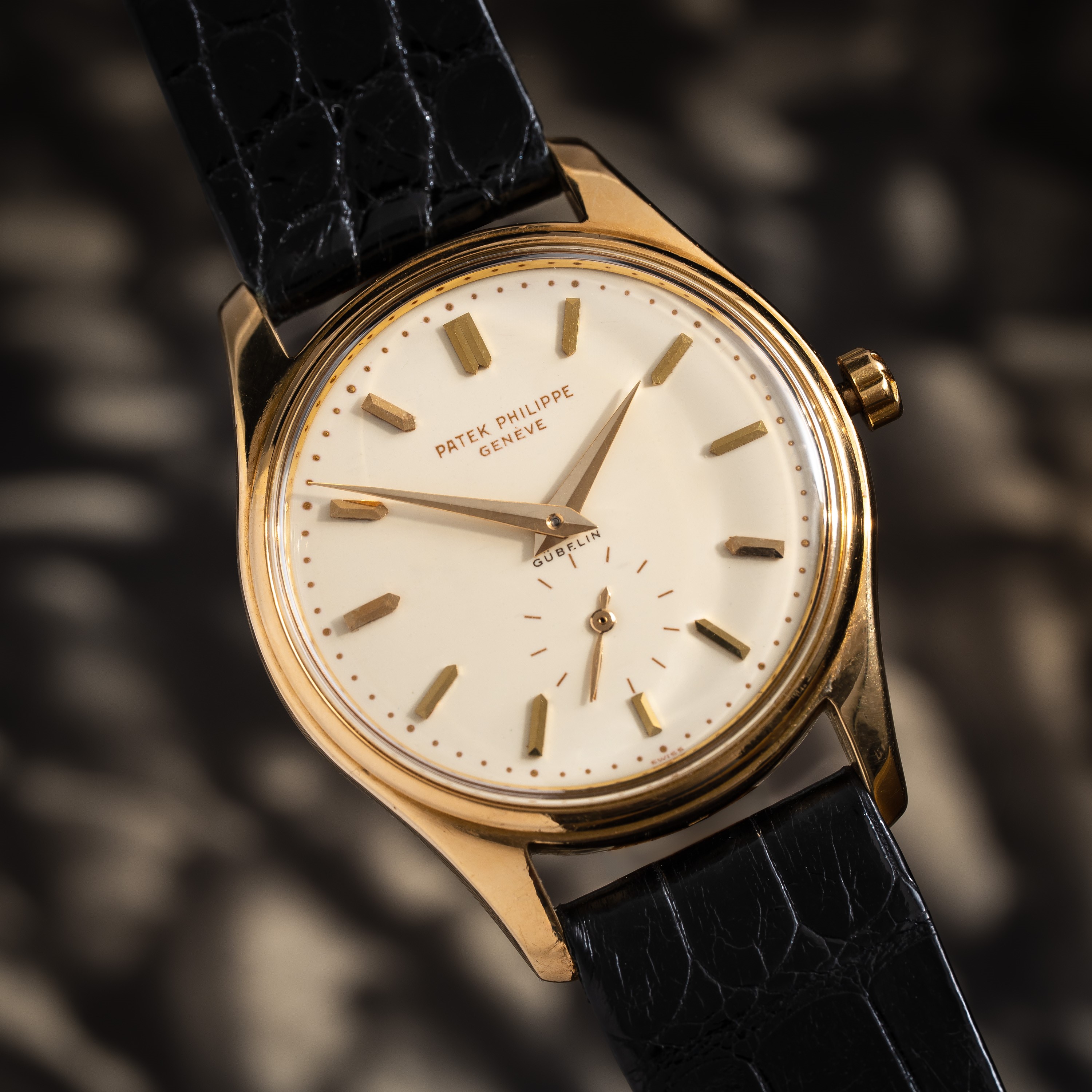 PATEK PHILIPPE - CALATRAVA OROLOGIO SOLO TEMPO A CARICA AUTOMATICA IN ORO GIALLO 18 KT CON CASSA ...