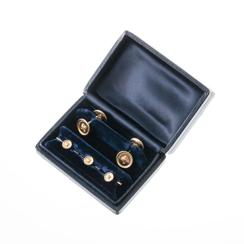 TIFFANY & CO - SET DI GEMELLI SET DI GEMELLI IN ORO GIALLO 14 KT