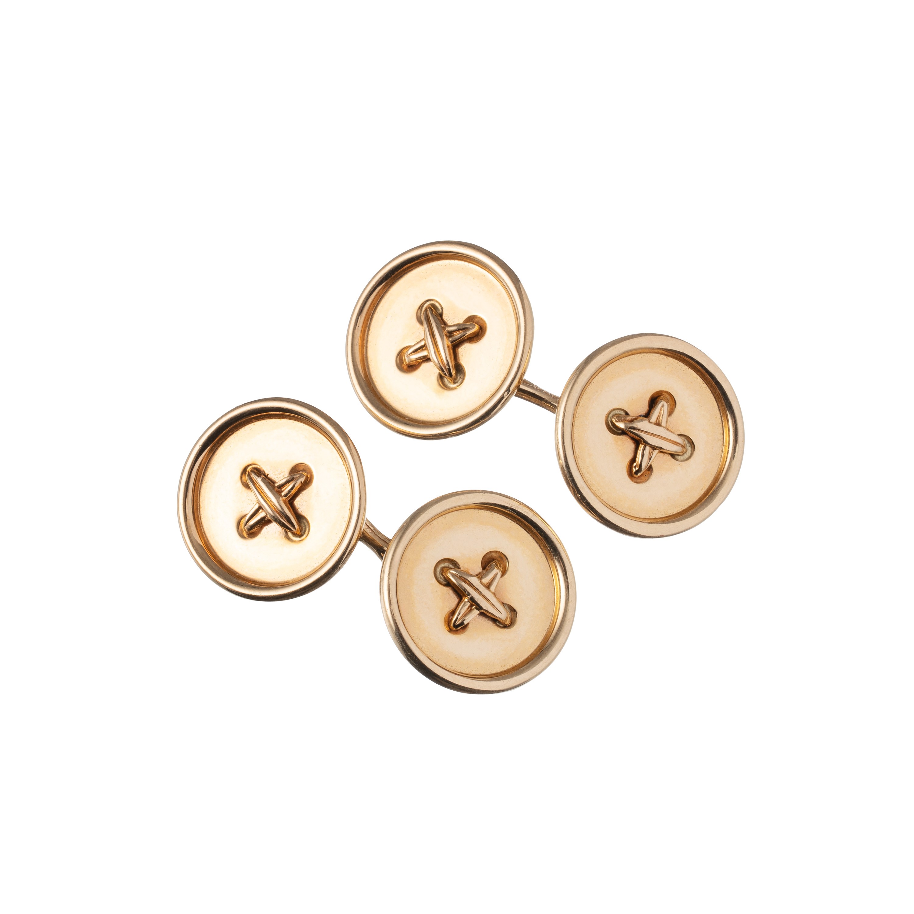 TIFFANY & CO - SET DI GEMELLI SET DI GEMELLI IN ORO GIALLO 14 KT