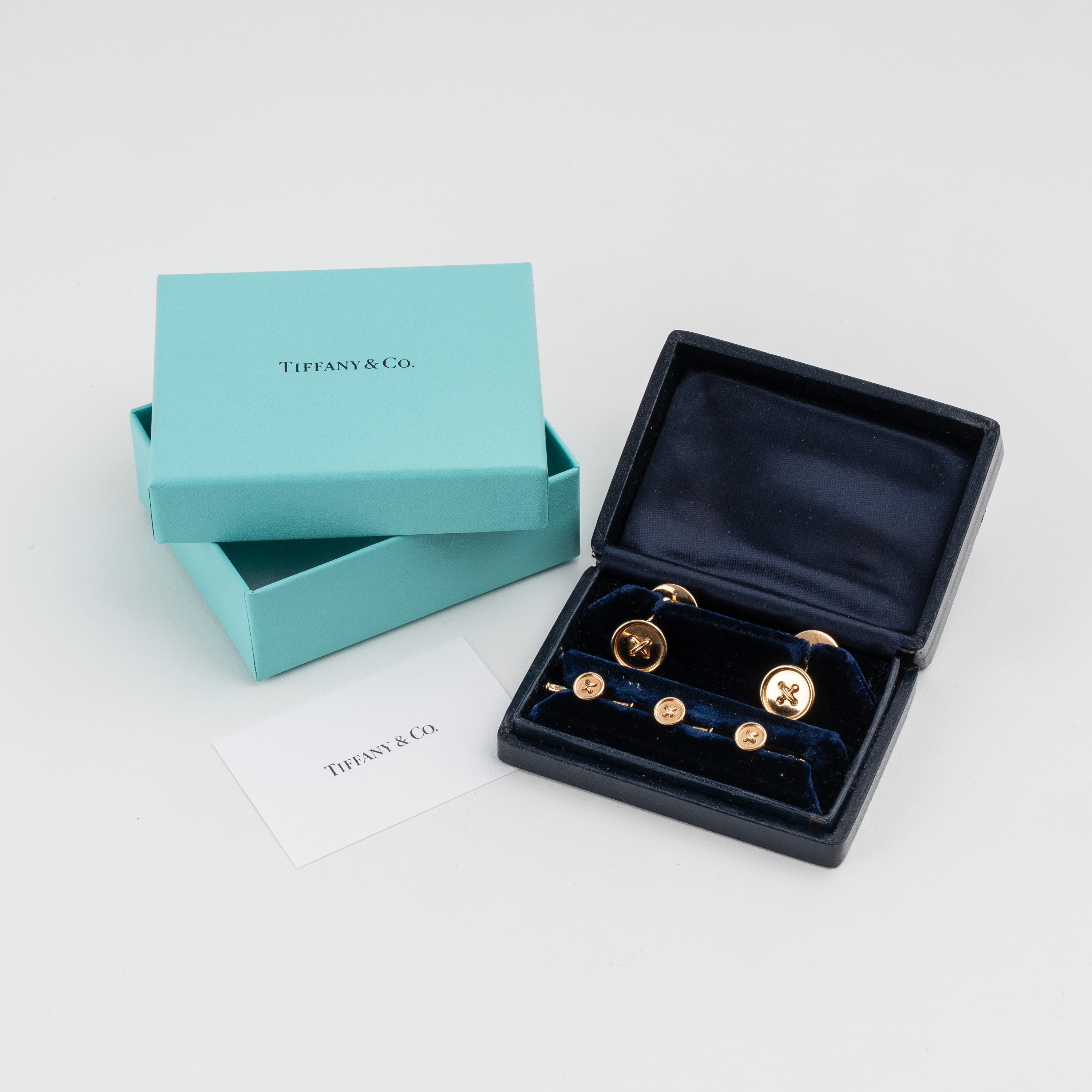 TIFFANY & CO - SET DI GEMELLI SET DI GEMELLI IN ORO GIALLO 14 KT