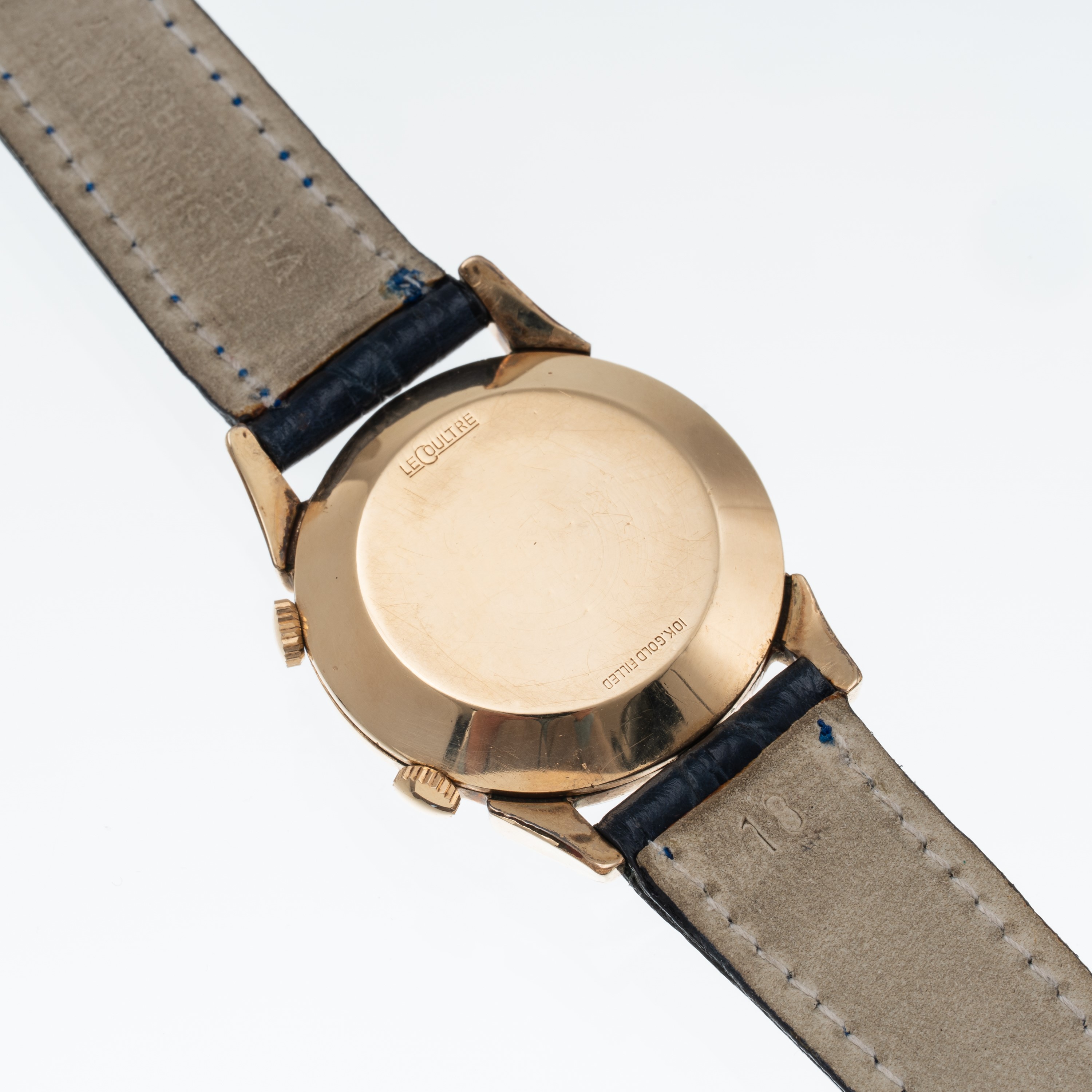 LE COULTRE - SVEGLIARINO OROLOGIO A CARICA MANUALE SVEGLIARINO PLACCATO ORO GIALLO 10 KT PER IL M...