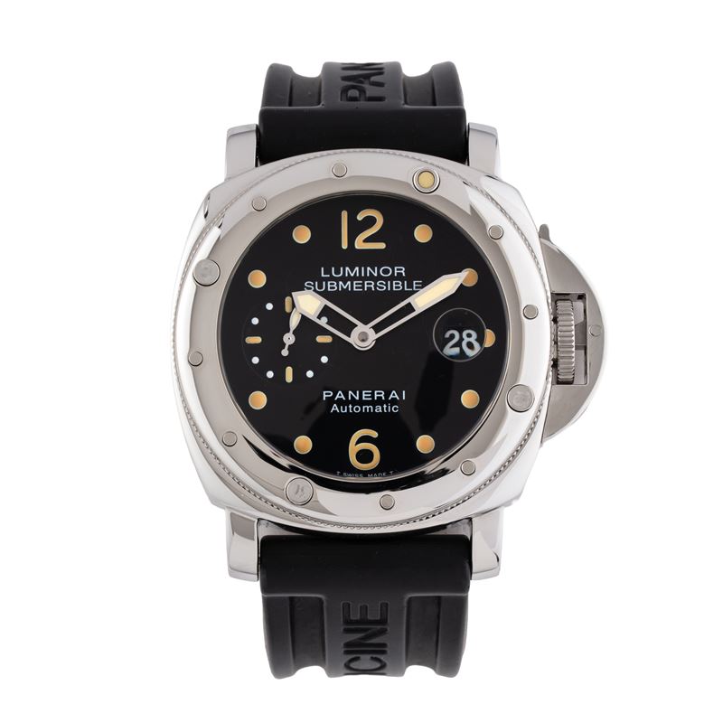 PANERAI - PAM 2402 OROLOGIO SOLO TEMPO A CARICA AUTOMATICA IN ACCIAIO CON GHIERA UNIDIREZIONALE E...