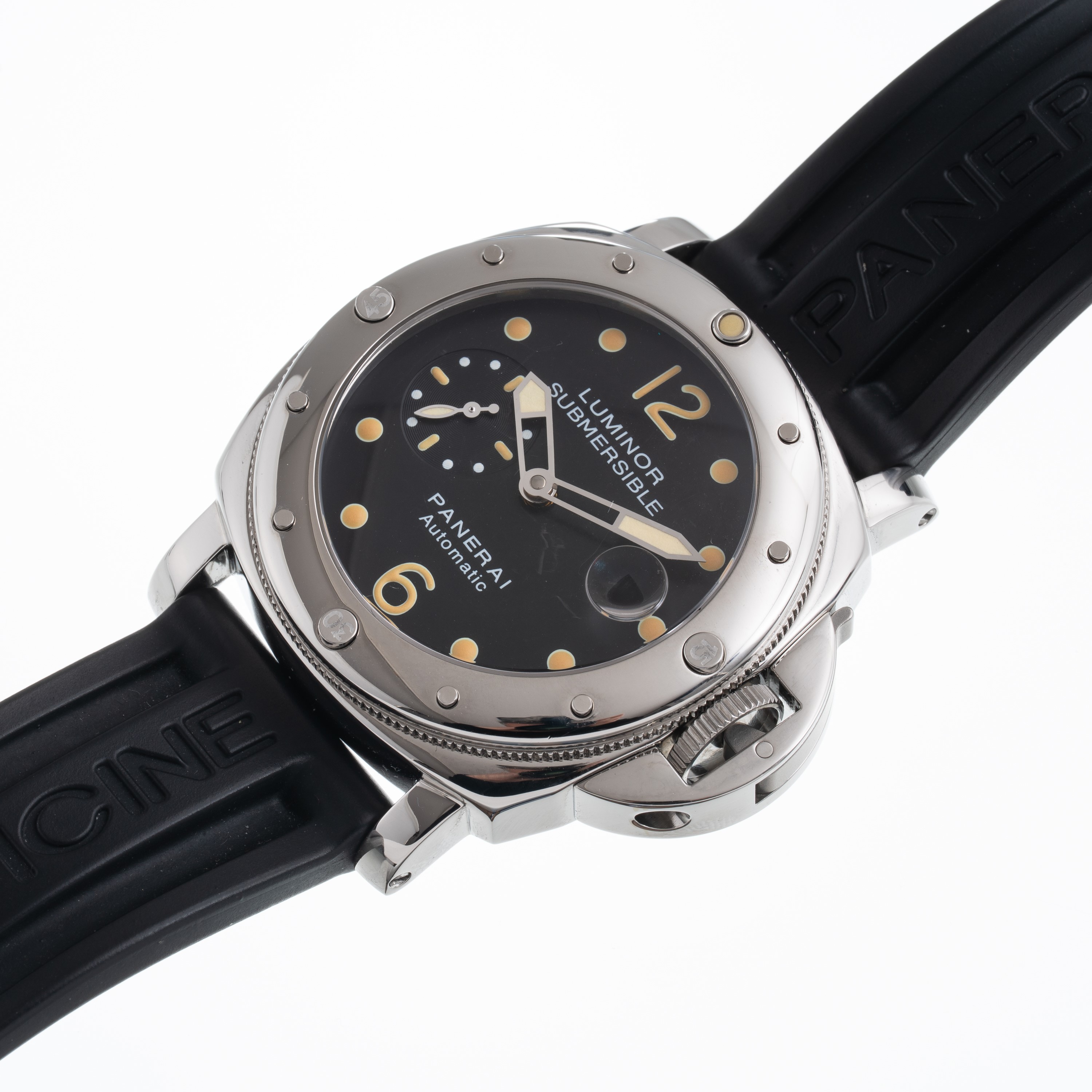 PANERAI - PAM 2402 OROLOGIO SOLO TEMPO A CARICA AUTOMATICA IN ACCIAIO CON GHIERA UNIDIREZIONALE E...
