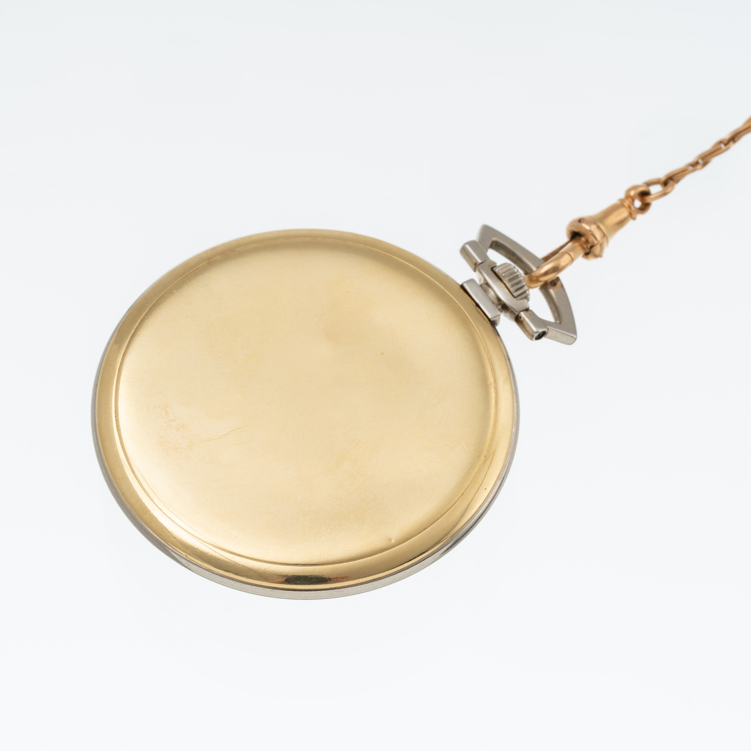 VACHERON CONSTANTIN OROLOGIO DA TASCA IN ORO GIALLO E BIANCO 18 KT CON INDICI BREGUET