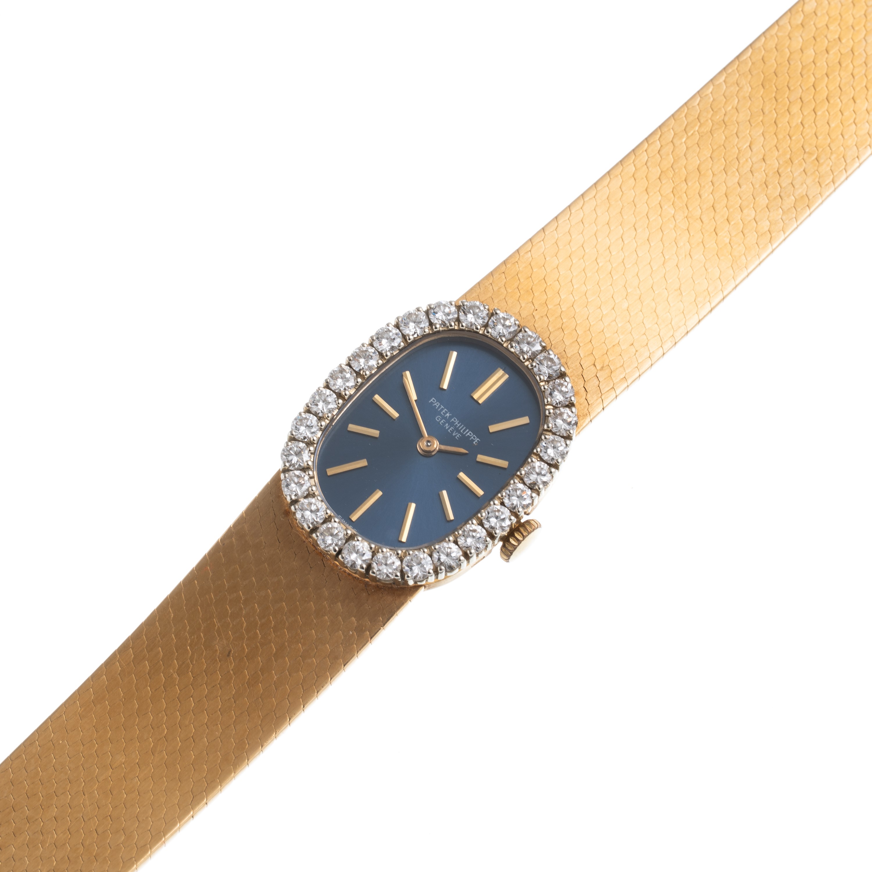 PATEK PHILIPPE - ELLIPPSE OROLOGIO SOLO TEMPO A CARICA MANUALE IN ORO GIALLO 18 KT CON BRACCIALE ...