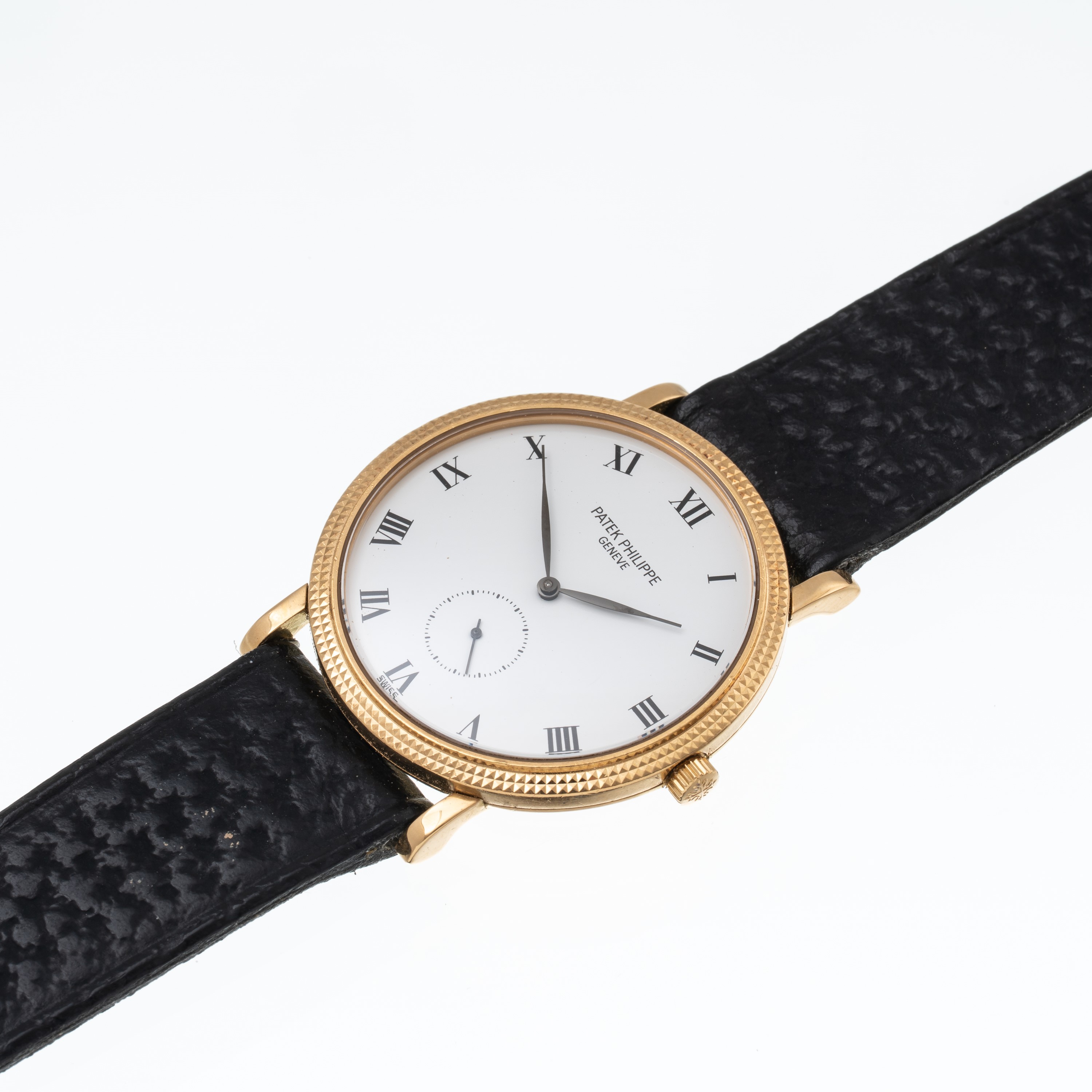 PATEK PHILIPPE - CALATRAVA OROLOGIO SOLO TEMPO A CARICA MANUALE IN ORO GIALLO 18 KT CON GHIERA 'C...