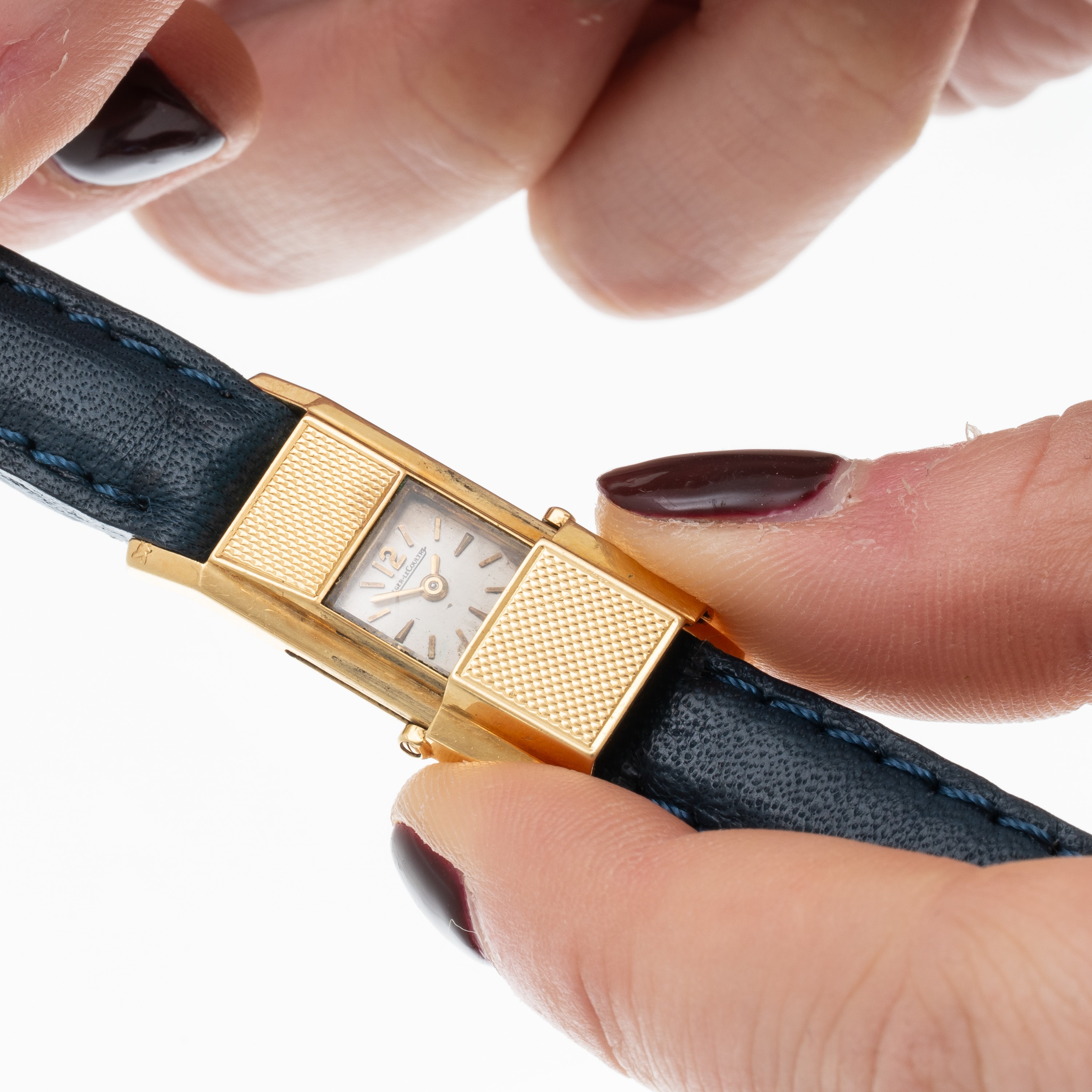 JAEGER LECOULTRE - DUOPLAN COULISSANTE OROLOGIO SOLO TEMPO A CARICA MANUALE IN ORO GIALLO CON CAS...