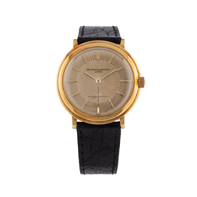 VACHERON CONSTANTIN - DISCO VOLANTE OROLOGIO SOLO TEMPO A CARICA MANUALE IN ORO GIALLO 18 KT CON ...