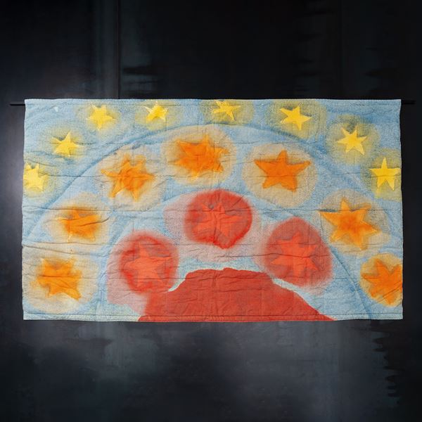 Ettore Sottsass jr - ETTORE SOTTSASS JR., ARAZZO 'MILLE E UNA NOTTE'